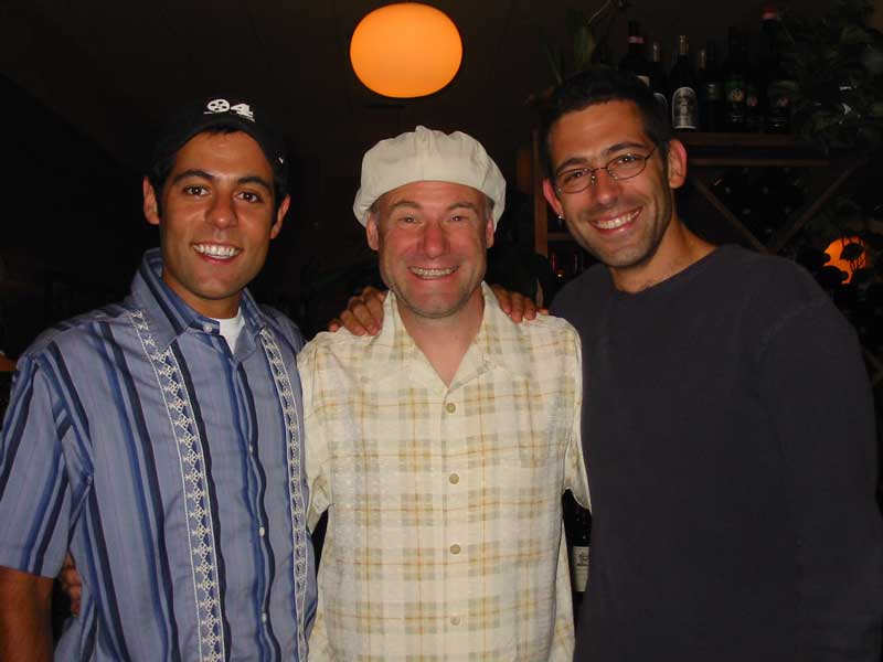 Jim Meskimen with Gregg and Even Spiridellis of Jibjab